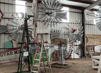 several newer windmills